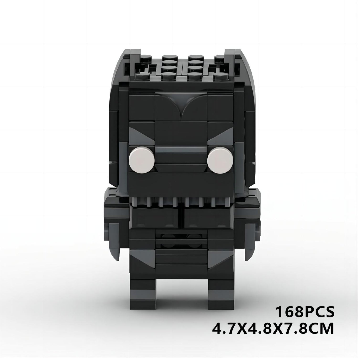 black panther brickheadz moc building set | marvel | lego-compatible - 2