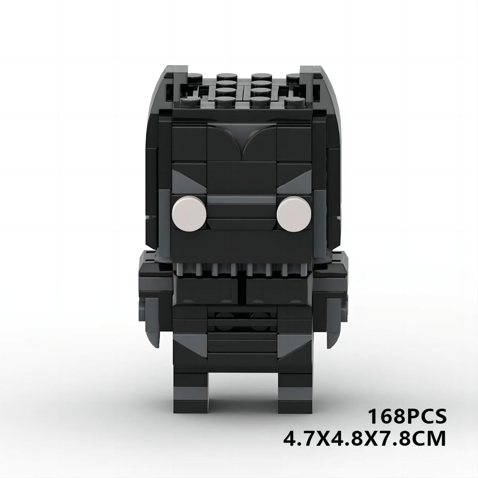 black panther brickheadz moc building set | marvel | lego-compatible - 2