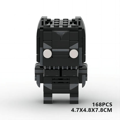 black panther brickheadz moc building set | marvel | lego-compatible - 2
