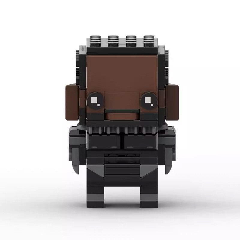 black panther t'challa brickheadz building set | marvel - 3