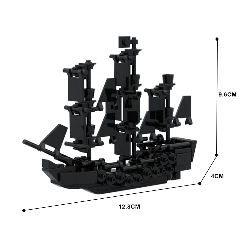 black pearl building set | pirates of the caribbean | moc-146862 - 4