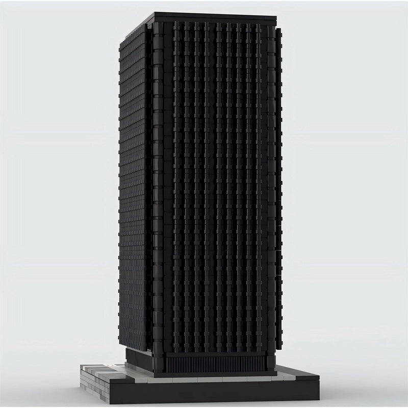 Black Rock Skyscraper MOC Building kit NYC Landmark Model - 2