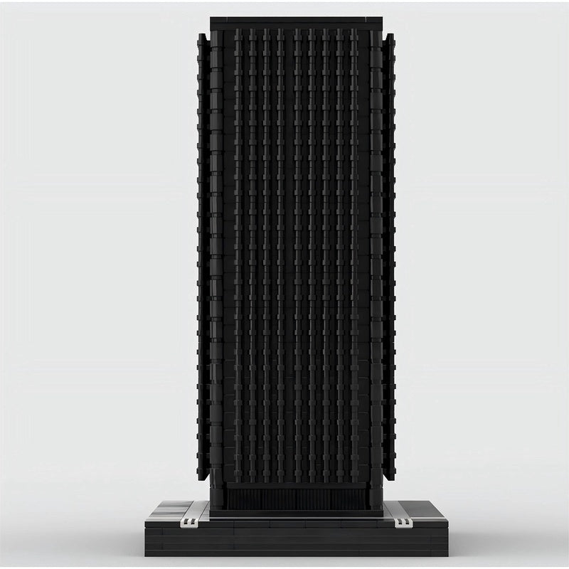 Black Rock Skyscraper MOC Building kit NYC Landmark Model - 3