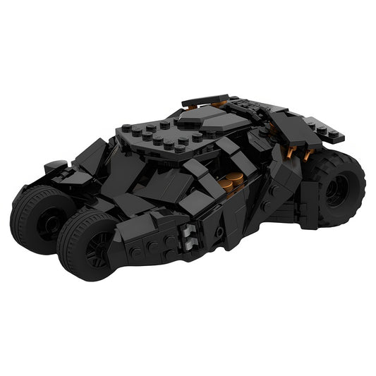 Black Six-Wheel Armored Pursuit Car MOC Building Kit - 1