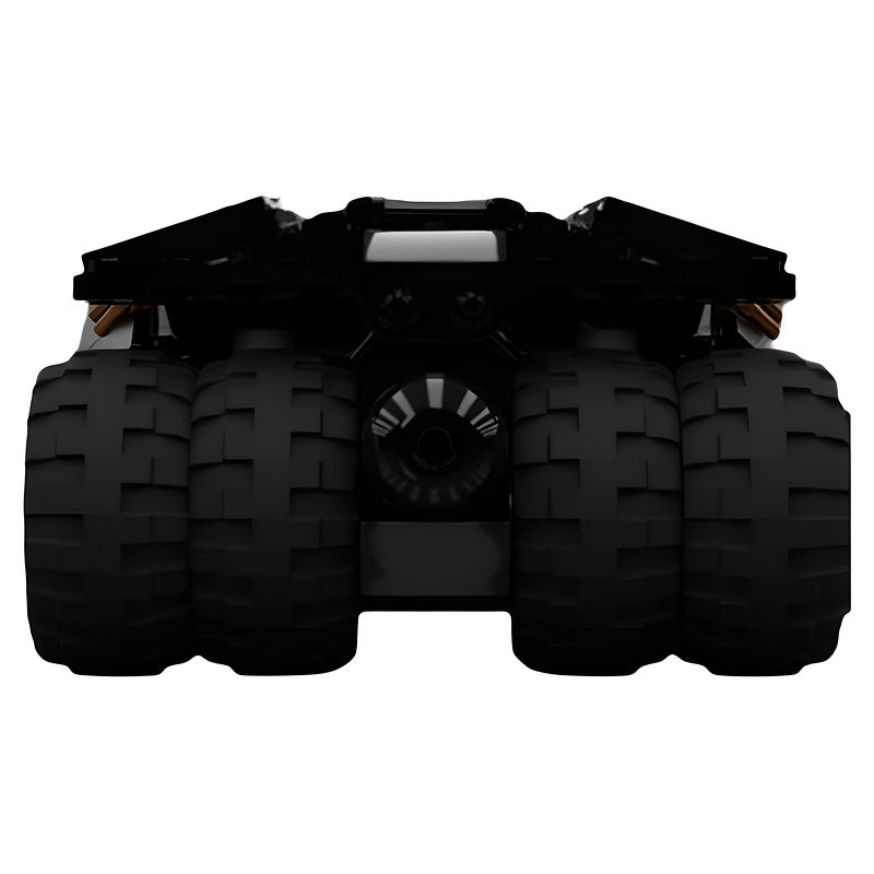 Black Six-Wheel Armored Pursuit Car MOC Building Kit - 2