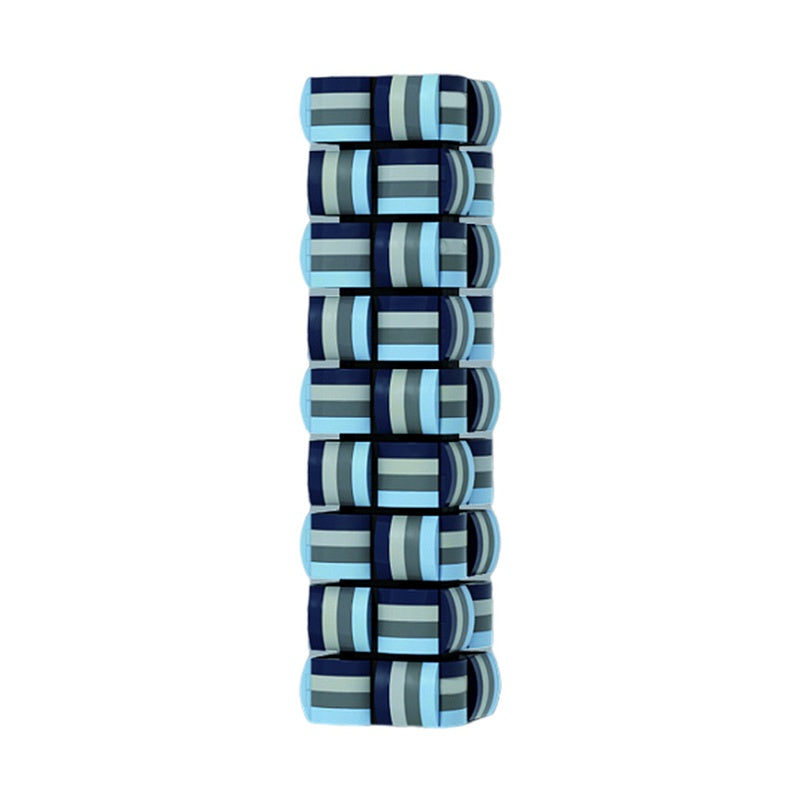 Blue Striped Geometric Vase MOC Building Kit - 1