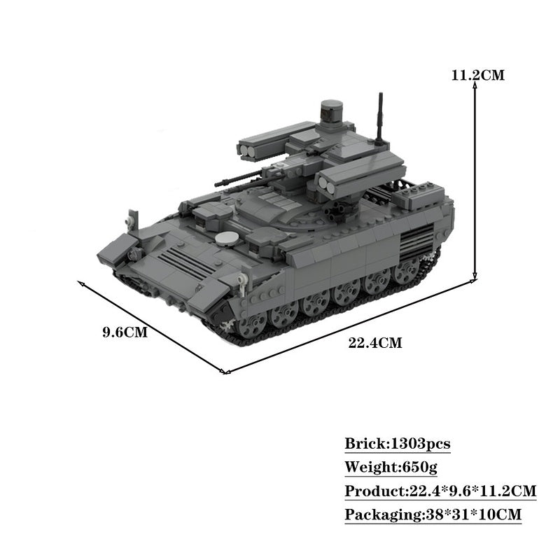 BMPT-72 Armored Combat Support Vehicle MOC Building Kit | 1:35 Scale - 2
