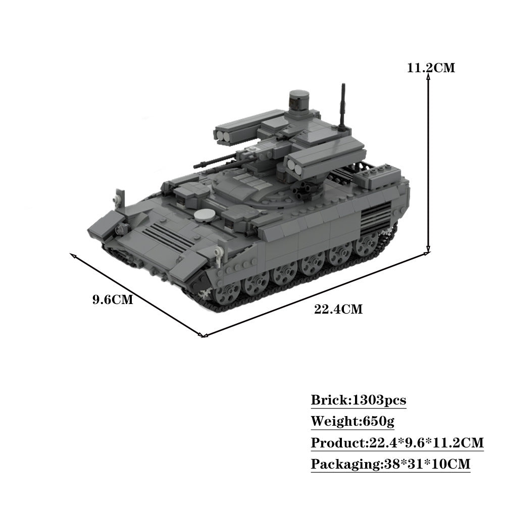 bmpt-72 tank building set | terminator 2 | 1:35 scale | moc-29196 - 2