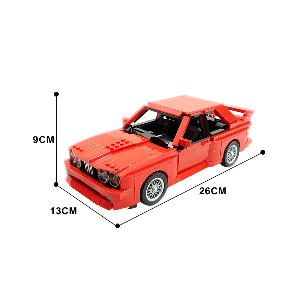 bmw m3 (e30) car building set | moc-83522 - 4
