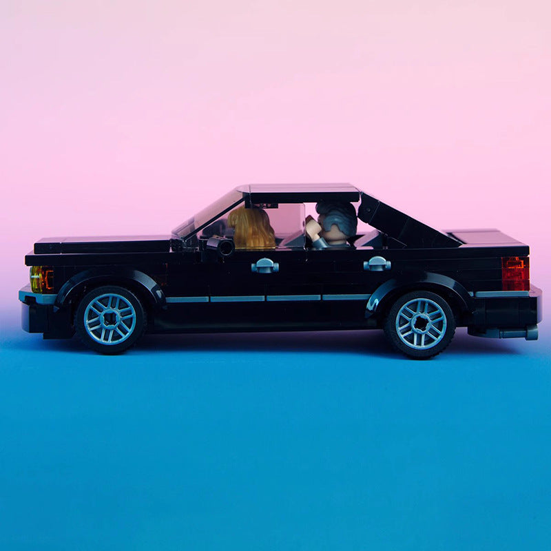 bmw m5 e34 black building set | moc-113659 - 3