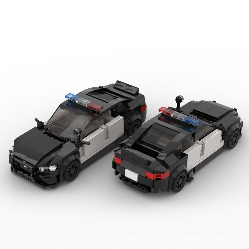 bmw m5 rapid deployment police car building set | moc-86084 - 2