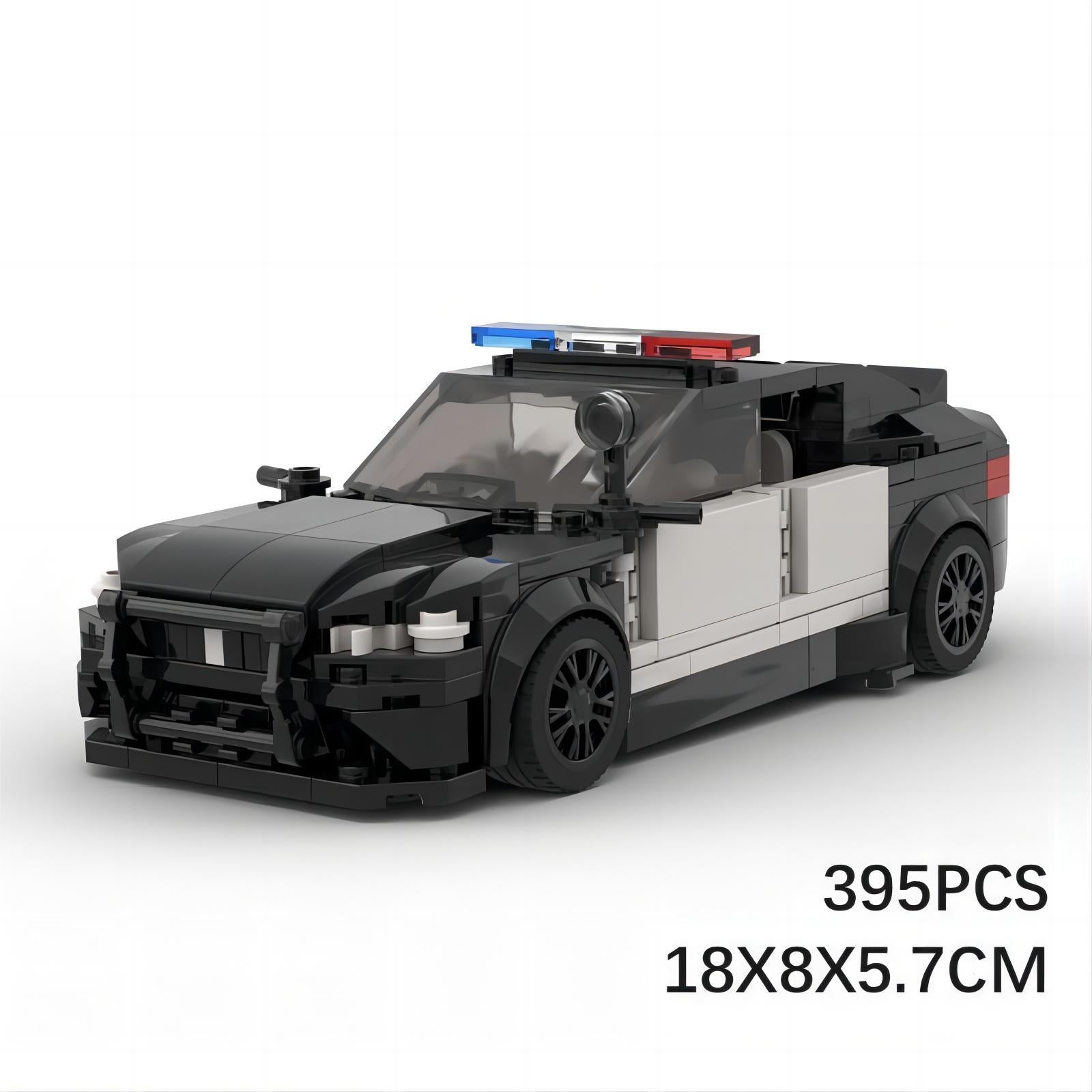 bmw m5 rapid deployment police car building set | moc-86084 - 4