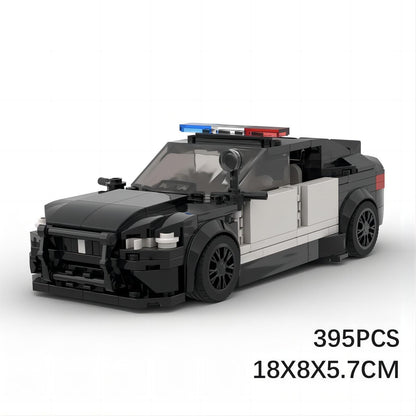 bmw m5 rapid deployment police car building set | moc-86084 - 4