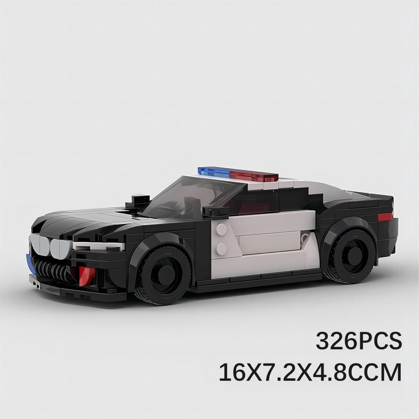 bmw m8 police building set | moc-82686 - 6