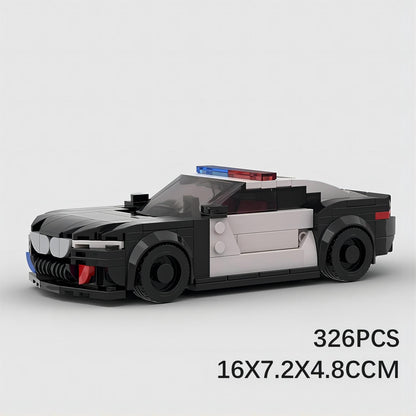 bmw m8 police building set | moc-82686 - 6