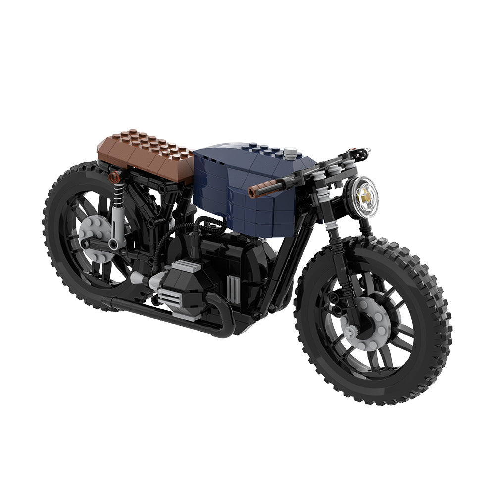 bmw r100 classic motorcycle building kit | lego compatible moc - 5