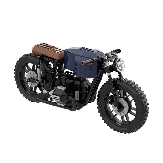 bmw r100 classic motorcycle building kit | lego compatible moc - 5