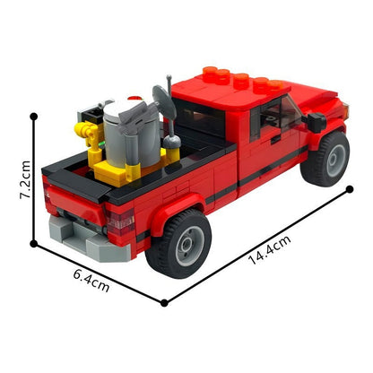 Bob & Weave Ram Muscle Car MOC Building Kit | Vehicle Model - 4