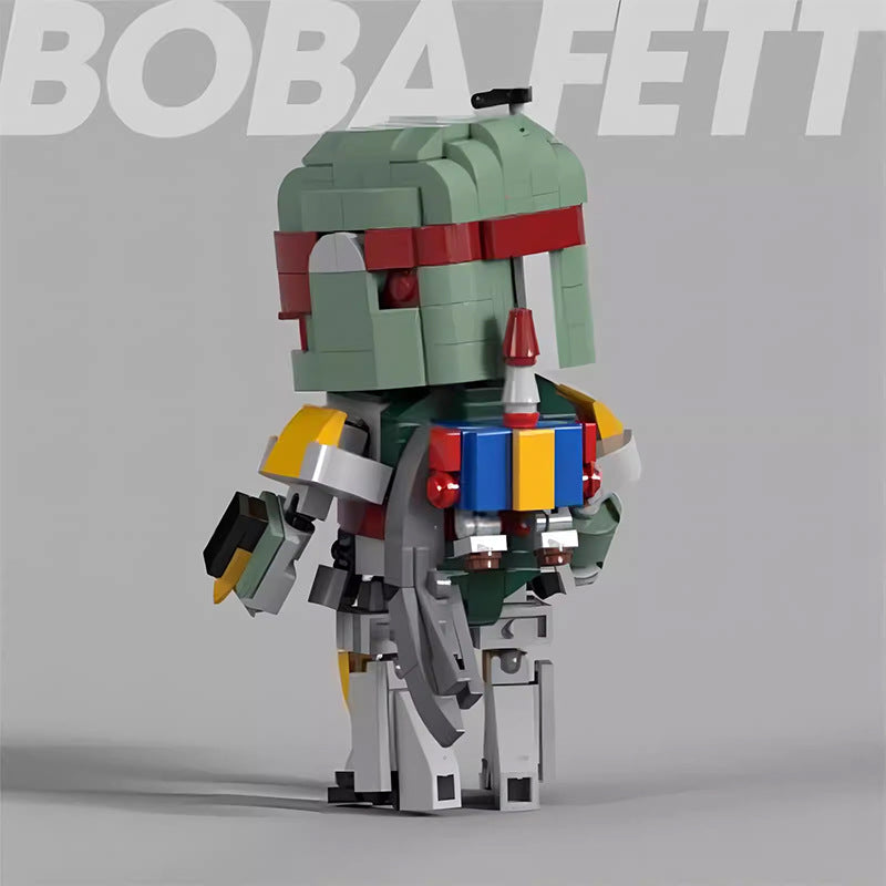 boba fett building set | star wars | moc-168461 - 2