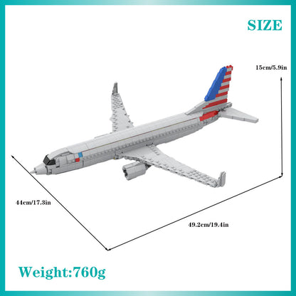 boeing 737 building set | american airlines | moc-127873 - 2