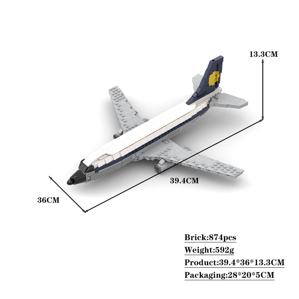 boeing 737 lufthansa building set | moc-129205 - 5