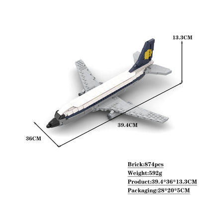 boeing 737 lufthansa building set | moc-129205 - 5