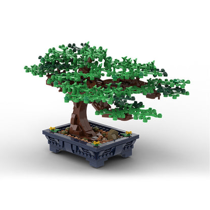 bonsai tree building set | moc-62184 - 2