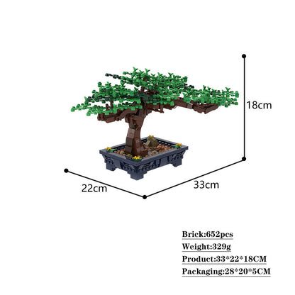 bonsai tree building set | moc-62184 - 3