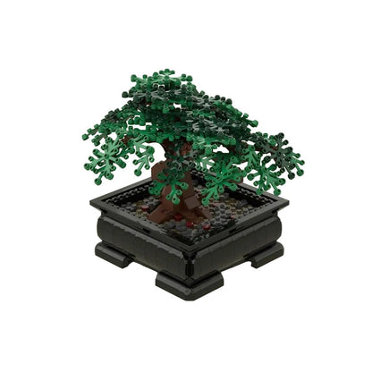 Bonsai Tree MOC Building Kit | Miniature Botanical Display Model - 4