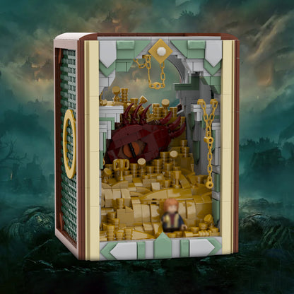 book nook smaug building set | lotr | moc-222251 - 2