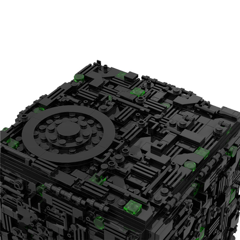 borg cube building set | star trek | moc-112646 - 3