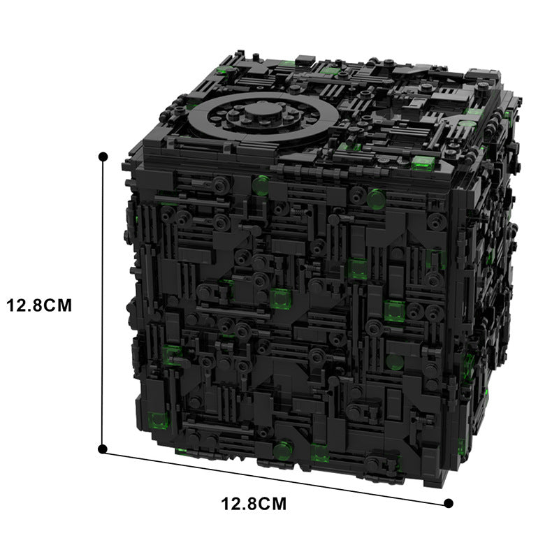 borg cube building set | star trek | moc-112646 - 4