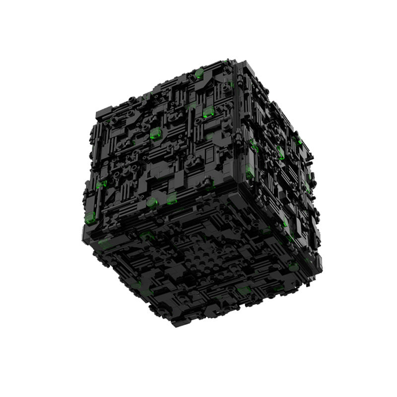 borg cube building set | star trek | moc-112646 - 5