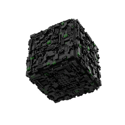 borg cube building set | star trek | moc-112646 - 5