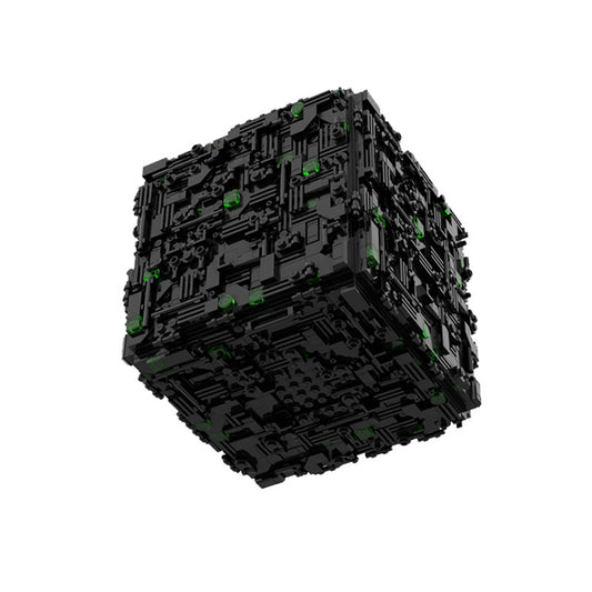 borg cube building set | star trek | moc-112646 - 5