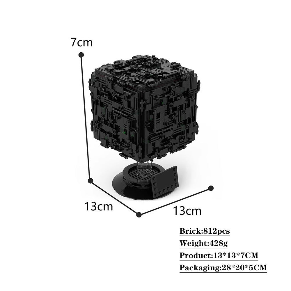 borg cube building set | star trek | moc-112646 | moc-71226 - 1