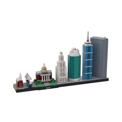 Boston Skyline MOC Building Kit | City Architecture Model - 1