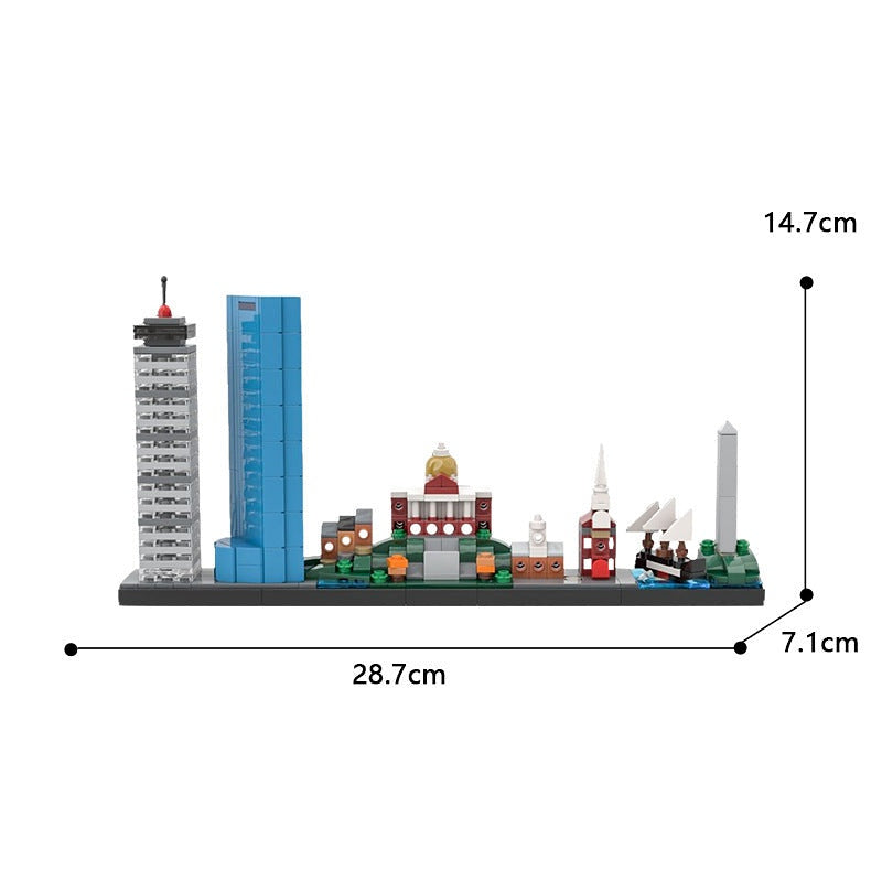 Boston Skyline MOC Building Kit | City Architecture Model - 5