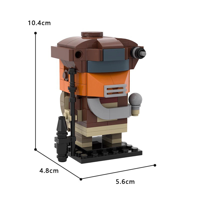 boushh moc brickheadz building set | star wars | moc-35524 - 2