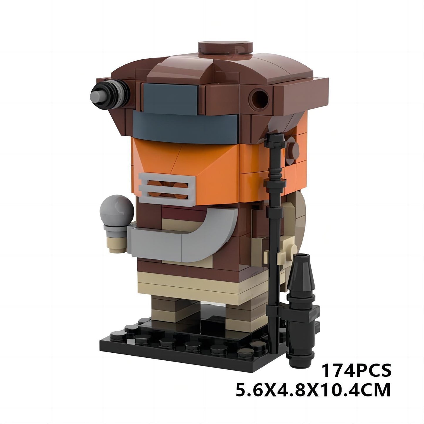 boushh moc brickheadz building set | star wars | moc-35524 - 4