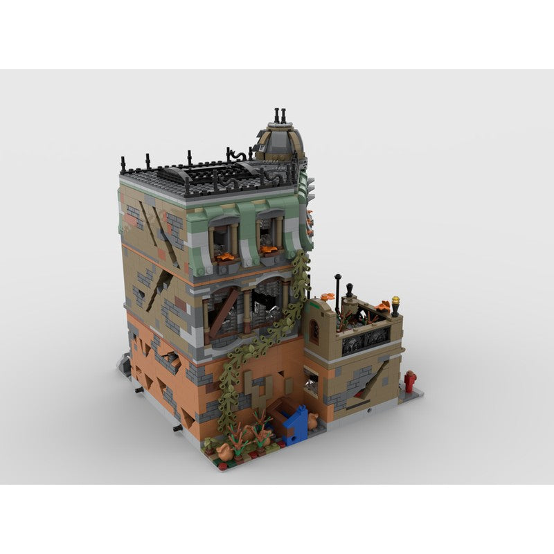 Boutique Hotel Apocalypse Version Building Kit | LEGO-Compatible MOC - 3