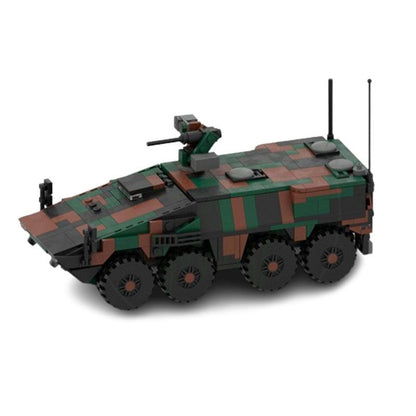 BOXER Building Kit | 8x8 APC - 1:35 Scale | LEGO-Compatible MOC - 1