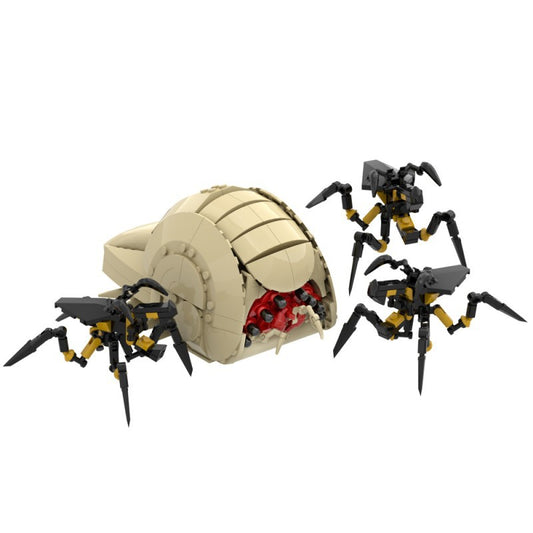 brain worm building kit | starship troopers | lego compatible moc - 4