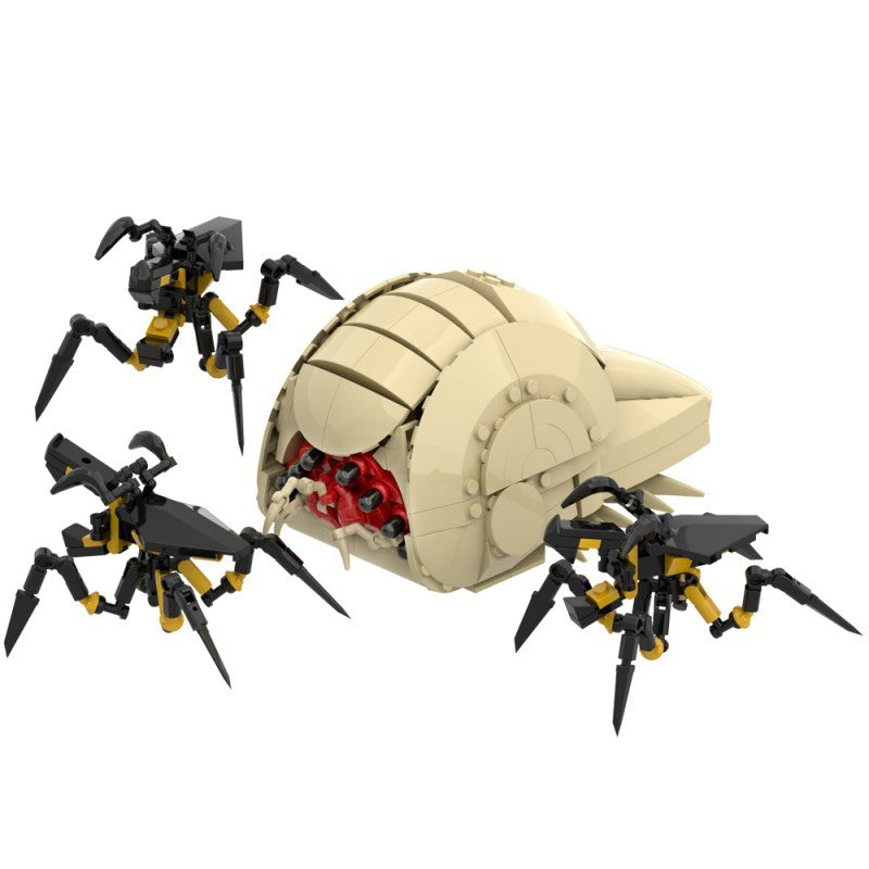 brain worm building kit | starship troopers | lego compatible moc - 5