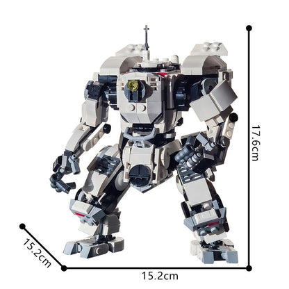 Brawler Heavy Mecha Titan Concept Combat Robot Building Kit | LEGO-Compatible MOC - 1