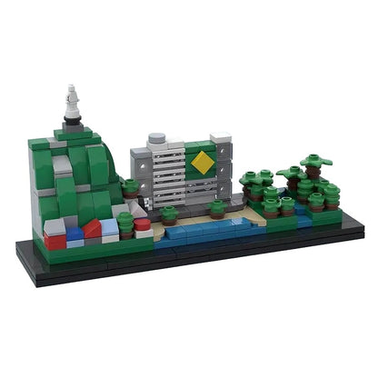 Brazil Skyline MOC Building Kit | City Architecture Display Model - 1