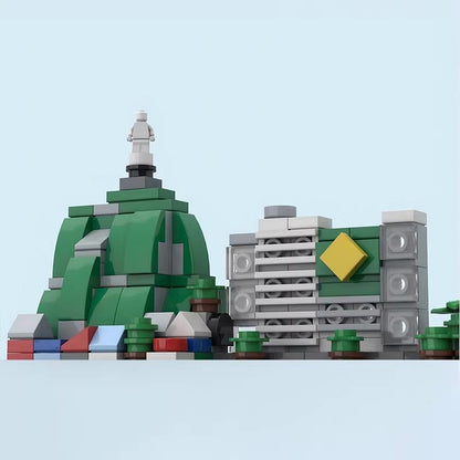 Brazil Skyline MOC Building Kit | City Architecture Display Model - 4