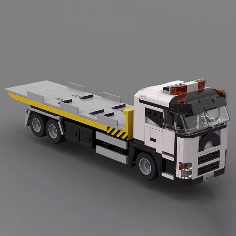 Breakdown Tow Truck MOC Building Kit | Heavy Recovery Vehicle Model - 2