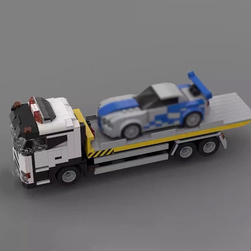 breakdown tow truck moc building set | 612 pcs lego compatible - 3