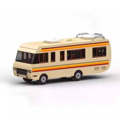 breaking bad rv lab building set | 676 pcs lego compatible - 5